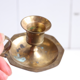 vintage messing oorkandelaar