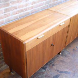 Vintage dressoir tv meubel patijn rond