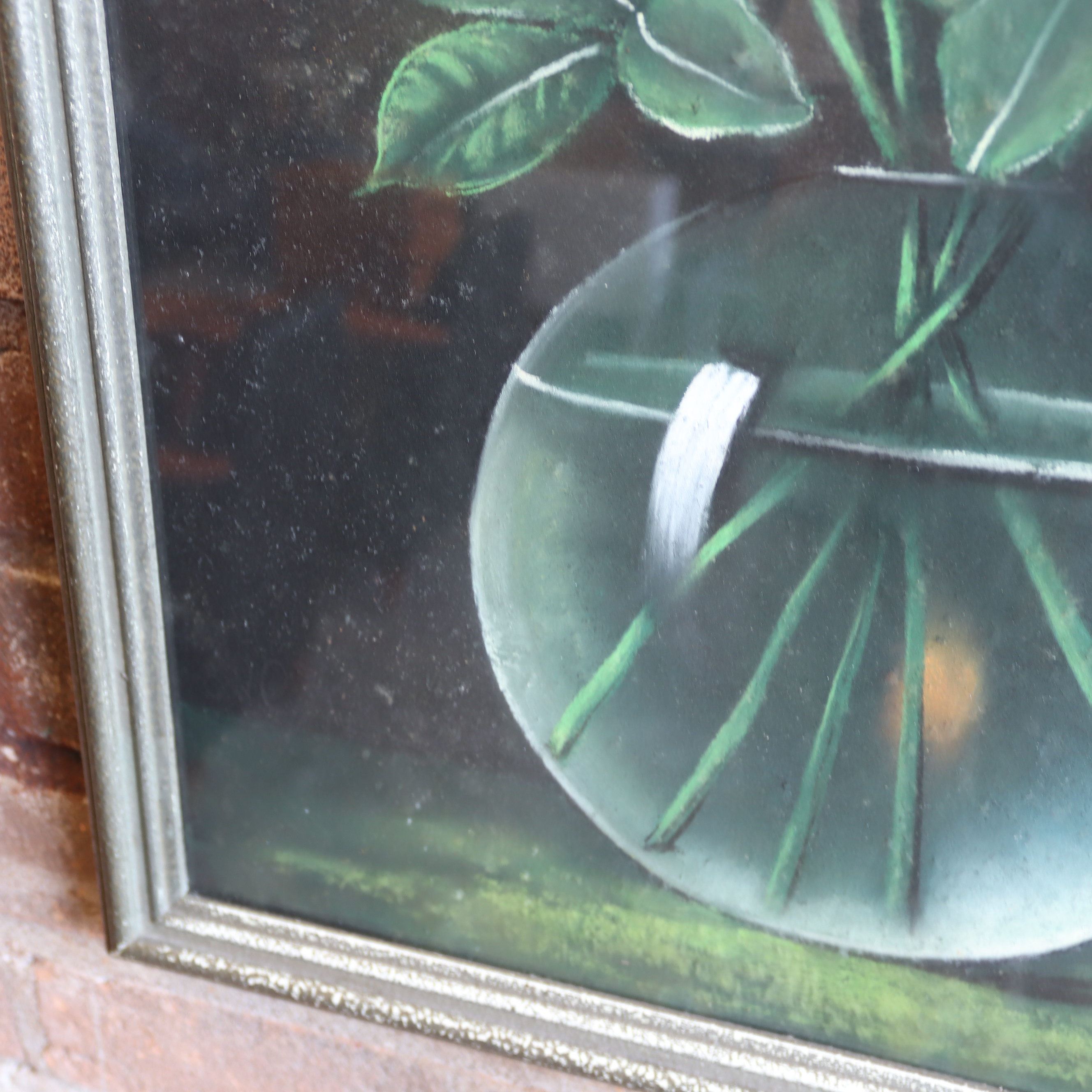 Vintage bloemen schilderij tekening
