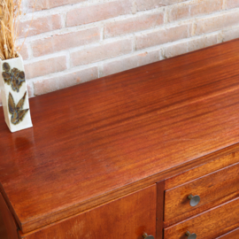Vintage dressoir hout zwart