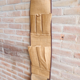 Vintage wand organizer jute camping