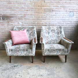 set vintage fauteuil