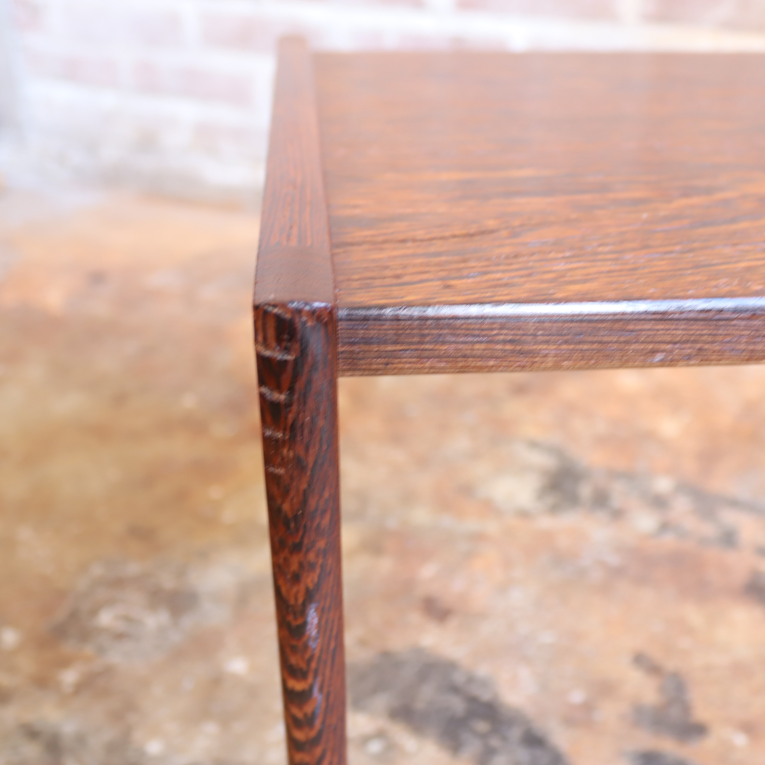 Vintage bijzettafel wenge scandinavisch