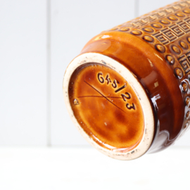 West germany vaas cognac bruin