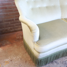 Vintage bank velvet  groen