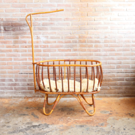 Vintage rotan wieg