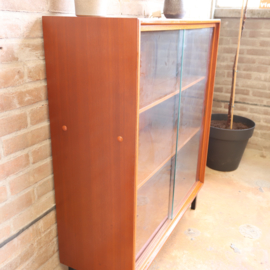 Vintage vitrinekast jaren 60
