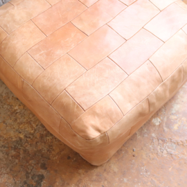 Grote vintage poef / hocker