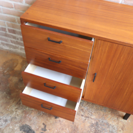 Vintage klein dressoir  jaren 70 lades