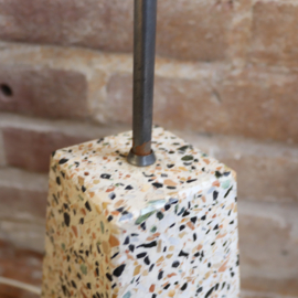 Vintage lamp italy terazzo groot