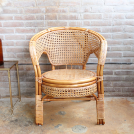 Vintage rotan stoel