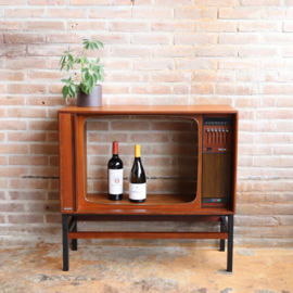 Vintage oude tv kast