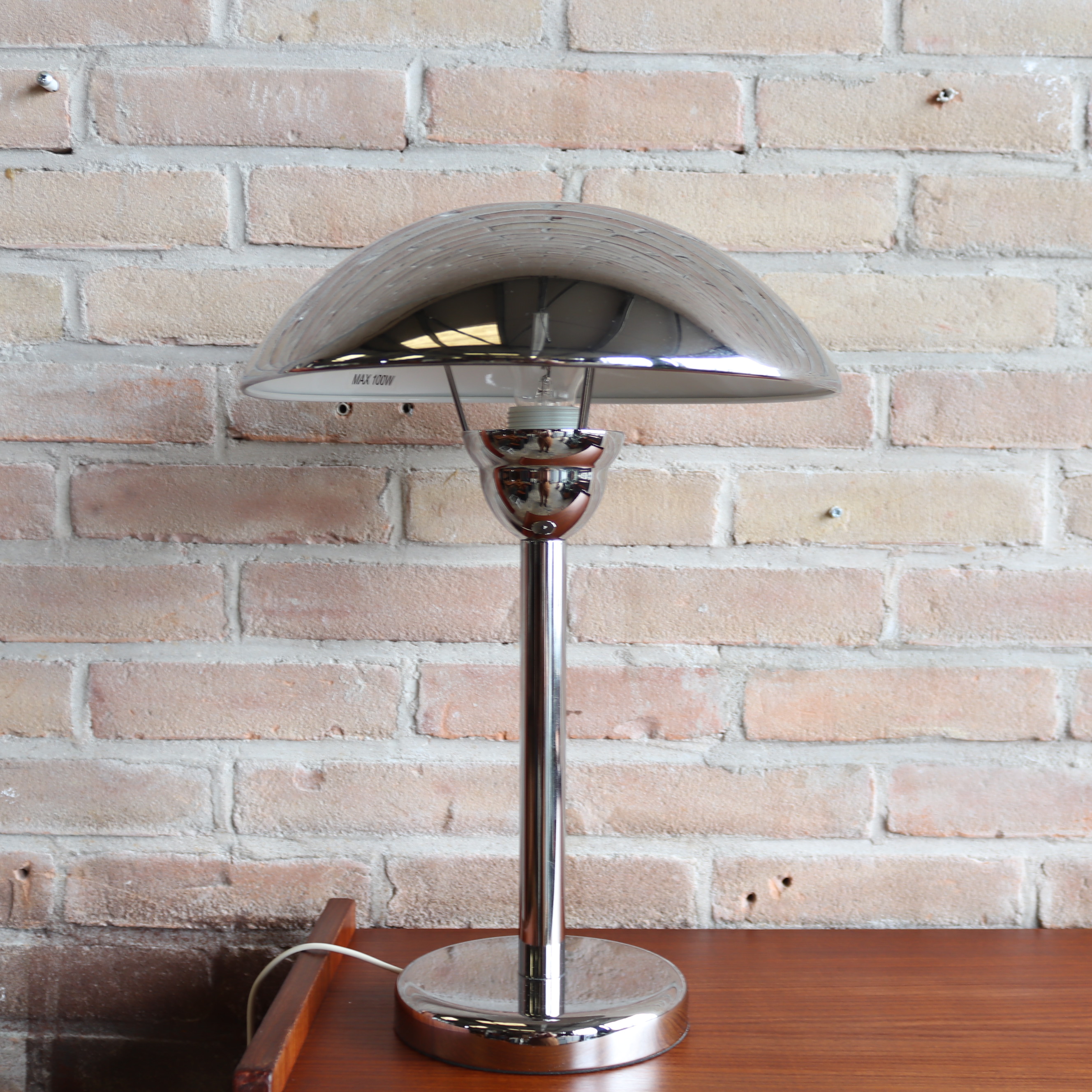 Vintage Chroom tafellamp ikea