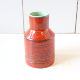 Vintage vaasje oranje Lugthart