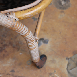 Vintage rotan trolley