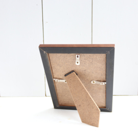 Vintage fotolijst hout goud 21.5x16.5