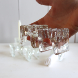 Set van 6 vintage kandelaars / servethouder,  Finland Juhava Ri Jalka 70s