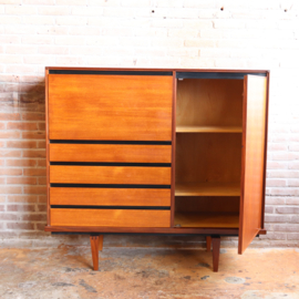 Vintage dressoir kast jaren 60 70 highboard