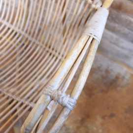 Vintage rotan fauteuil