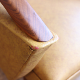 Vintage fauteuil jaren 60 skai