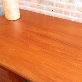 Vintage groot bureau jaren 60 70