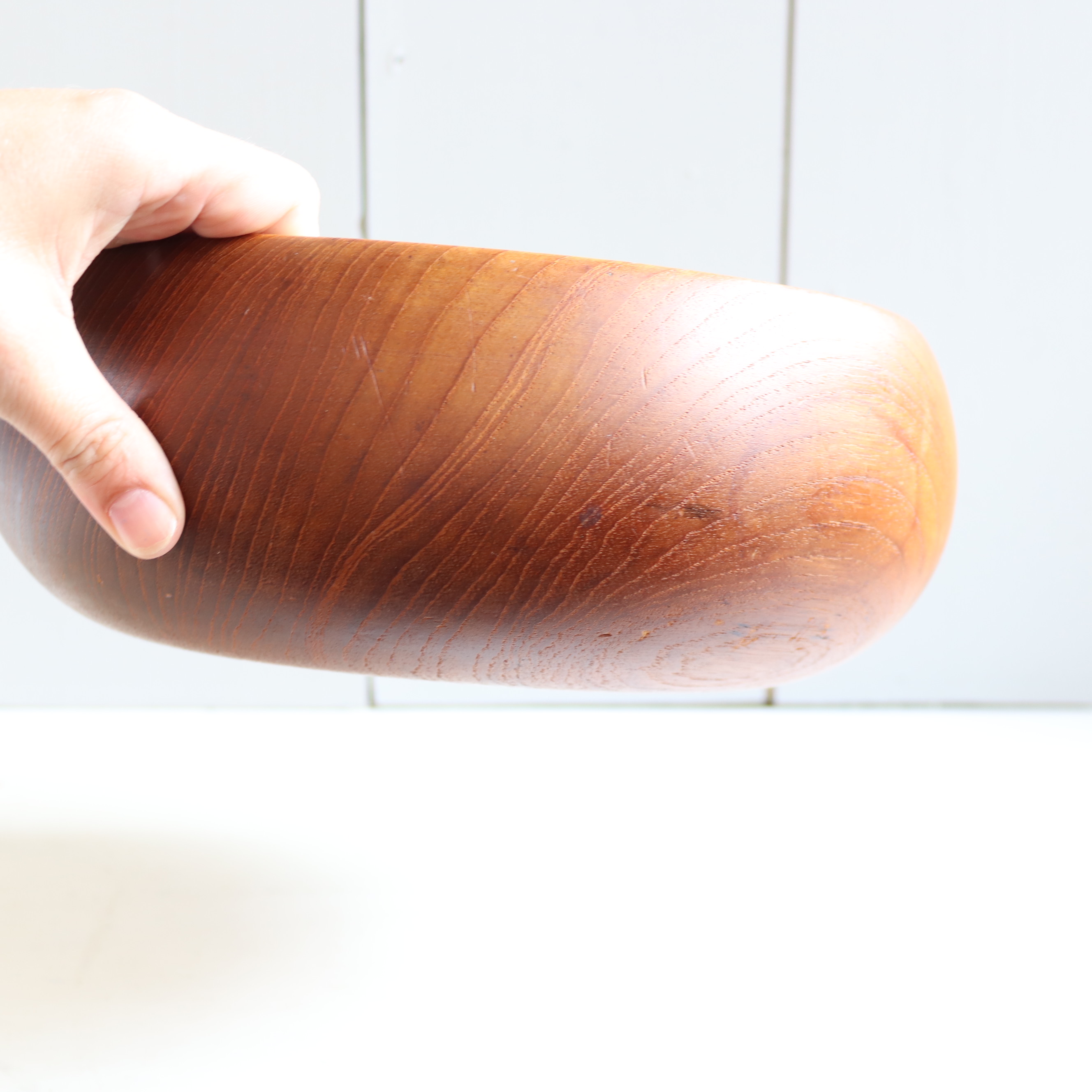 Vintage houten teak schaal