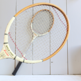 vintage badminton racket set