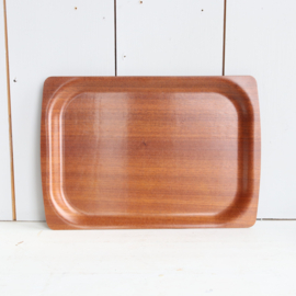 Vintage dienblad plywood