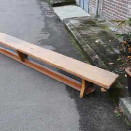 Vintage houten gymbank