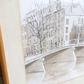Kunst  tekening Amsterdam