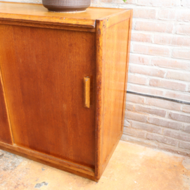 Vintage oud dressoir schoolkast / kantoorkast