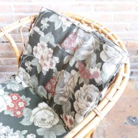 Vintage rotan fauteuil