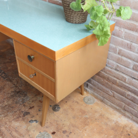 Vintage bureau jaren 60 70 formica