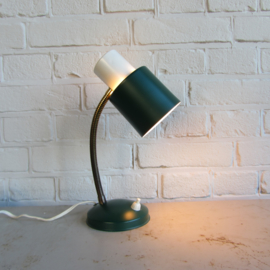 Vintage hala bureaulamp groen