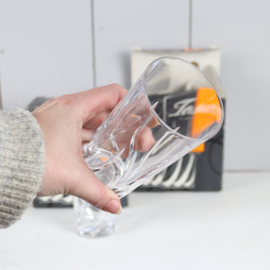 Vintage longdrink glazen kristal Toscane