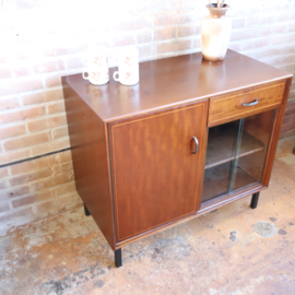 Vintage dressoir jaren 70 glas