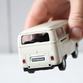 Vintage speelgoed auto vw bus t2 wit