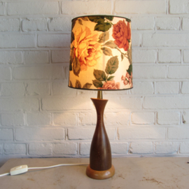 Vintage lamp bloemen