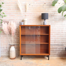 Vintage vitrinekast jaren 60