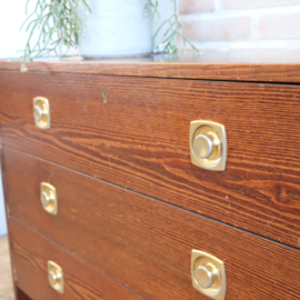 Vintage lage lade kast
