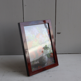 Vintage fotolijst hout zwart 13 x 18