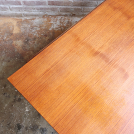 Vintage salontafel teak omkeerbaar blad
