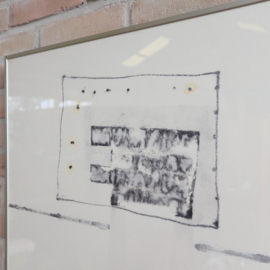 Vintage tekening abstract '78