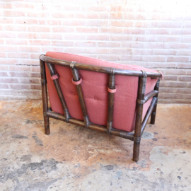 Vintage rotan fauteuil kussens