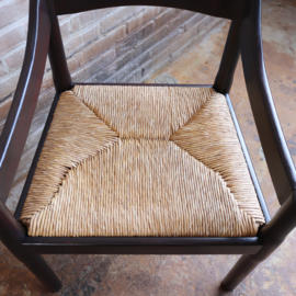 Carimate stoel Vico Magistretti  rieten zitting  jaren ’70