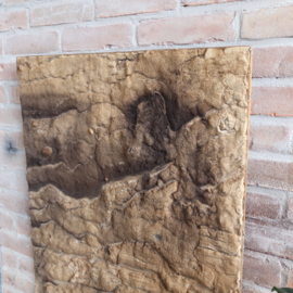 Kunst 1977 zand grof beige