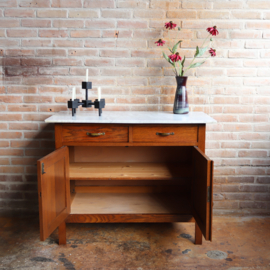 Vintage dressoir jaren 30 marmer blad