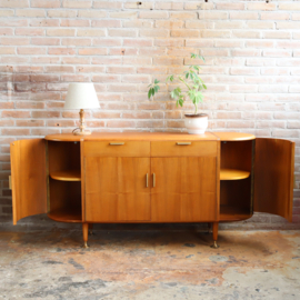 Vintage dressoir tv meubel patijn rond