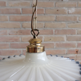 Vintage lamp messing glas