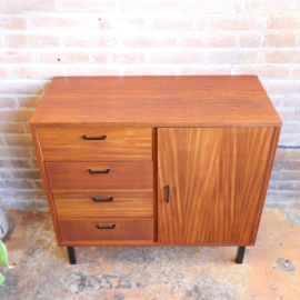 Vintage klein dressoir  jaren 70 lades